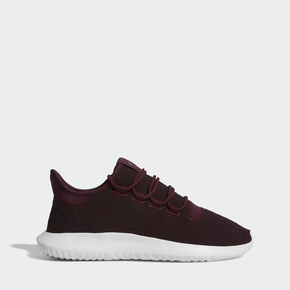 Adidas Tubular Shadow - Originals γυναικεια - Μπορντο/Γκρι/Ασπρα,Μέγεθος: EU 36 – 54 2/3 (378GNMHP)